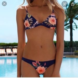 Triangl Floral Neoprene Bikini